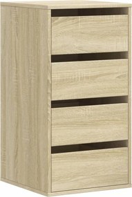 vidaXL Συρταριέρα Sonoma Δρυς 40x41x76 εκ. από Επεξεργ. Ξύλο