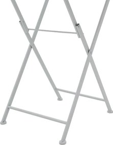 Τραπεζαρία Walen σετ 3τεμ μέταλλο λευκό