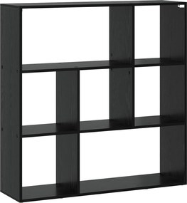 vidaXL Βιβλιοθήκη 102 x 29 x 103,5 εκ. Επεξεργασμένο Ξύλο Μαύρη Δρυς