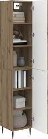 vidaXL Σέτ Ντουλαπιών 2 τμχ. Artisan Δρυς Επεξεργασμένο Ξύλο