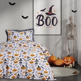 Σετ Σεντόνια Polycotton Μονά 170x260εκ. Kid Line 4967 Grey-Orange Das Kids
