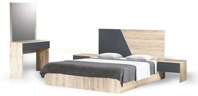 ΚΡΕΒΑΤΟΚΑΜΑΡΑ ΦΑΛΤΣΟ Airbnb 5τμχ. για στρώμα 160Χ200cm - - ΚΩΔ. 01-21-a