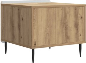 vidaXL Τραπεζάκι σαλονιού Artisan Δρυς 49 x 50 x 42 εκ.