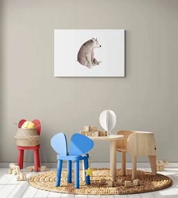 Εικόνα αρκουδάκι σε απαλά χρώματα - 60x40