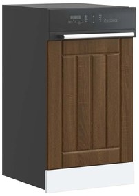 Πλυντήριο πιάτων Πίνακας "Lucca" Καφέ δρυς μηχανουργικό ξύλο