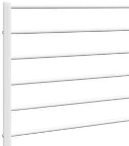 vidaXL Κεφαλάρι Λευκό 160 εκ. Μεταλλικό