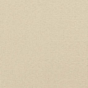 Οθωμανικό κρεβάτι με στρώμα Cream 120x190 cm Ύφασμα - Κρεμ