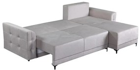 Γωνιακός Καναπές - κρεβάτι SMAK Μπέζ 266x175x83εκ 266x175x83 εκ.