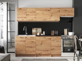 Σετ κουζίνας Trenton 105, 240x60cm, 118 kg, Πάγκος, Πλαστικοποιημένη μοριοσανίδα | Epipla1.gr