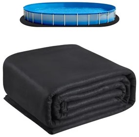 VEVOR 12x24 ft Oval Pool Liner Pad for Above Ground Pools Heavy Duty Pool Mat