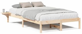 vidaXL Σκελετός Κρεβατιού Καφέ 120 x 200 cm Καφέ