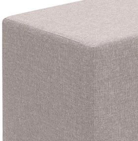 ΣΚΑΜΠΩ LINDA MEGAPAP ΥΦΑΣΜΑΤΙΝΟ ΧΡΩΜΑ ΜΠΕΖ 40X40X40ΕΚ.