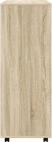 vidaXL Ντουλάπα Sonoma Δρυς 80 x 40 x 110 εκ. από Επεξ. Ξύλο