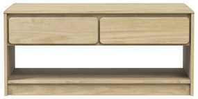 vidaXL Τραπέζι Σαλονιού SAUDA Χρ. Δρυός 99x55x45 εκ. Μασίφ Ξύλο Πεύκου