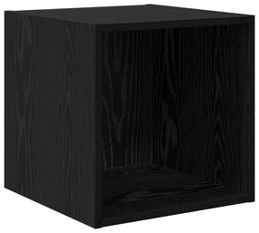 vidaXL 4 pcs Μαύρη δρυς 37 x 37 x 72 εκ Επεξεργασμένο ξύλο