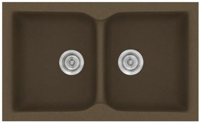 Sanitec Classic 336 Granite RUST Ένθετος Νεροχύτης 90cm