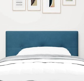 vidaXL Κεφαλάρι Σκούρο Μπλε 80 cm Βελούδο