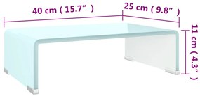 vidaXL Βάση Τηλεόρασης/Οθόνης Πράσινη 40 x 25 x 11 εκ. Γυάλινη