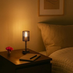 Επαναφορτιζόμενο Επιτραπέζιο Φωτιστικό Simple 1W 3CCT Φυμέ