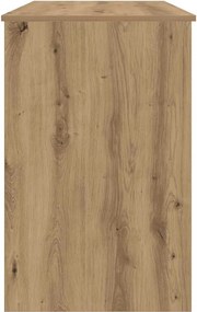 vidaXL Γραφείο Αρτισιανή Δρυς 100x50x76 εκ. από Επεξεργασμένο Ξύλο