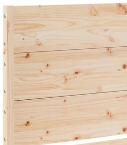 vidaXL Πλαίσιο Κρεβατιού Μακρύ Χωρίς Στρώμα 100x220 εκ Μασίφ Ξύλο