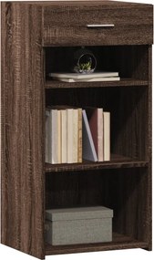 vidaXL Μπουφές Καφέ Δρυς 45x42,5x93 εκ. από Επεξεργασμένο Ξύλο