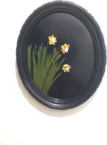 Stewehome οβάλ διακοσμητικό τοίχου από πέτρα 21x17 cm