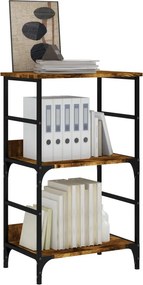 vidaXL Βιβλιοθήκη Καπνιστή Δρυς 50 x 33 x 82 εκ. από Επεξεργ. Ξύλο