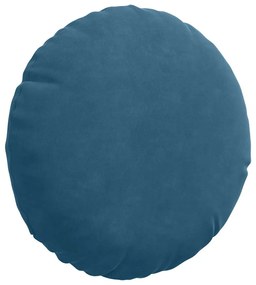 vidaXL Μαξιλάρια καθισμάτων 2 pcs Μπλε Ø 40 x 13 εκ. Βελούδο