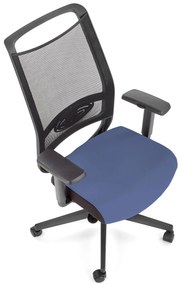 GULIETTA  office chair, color: black / blue DIOMMI V-NS-GULIETTA-FOT-NIEBIESKI