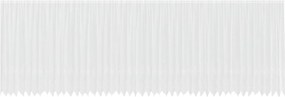vidaXL Κουρτίνα Δαντέλας με κουρτίνες Λευκό 245 x 1200 εκ Πολυεστέρας
