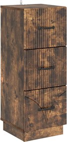 vidaXL Ντουλάπι με Συρτάρια 33 x 34,5 x 87 εκ. Επεξεργασμένο Ξύλο
