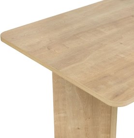 Τραπέζι Linza Megapap χρώμα honey oak 180x90x75εκ.