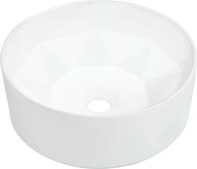 vidaXL Νιπτήρας Λευκός 36 x 14 εκ. Κεραμικός