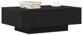 vidaXL Τραπεζάκι σαλονιού Μαύρος Δρυς 90x60x31 εκ. Επεξεργασμένο ξύλο