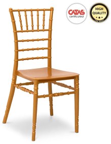 Καρέκλα catering Tiffany Megapap πολυπροπυλενίου χρώμα χρυσό 40x40,5x91εκ. - Πολυπροπυλένιο - GP015-0035