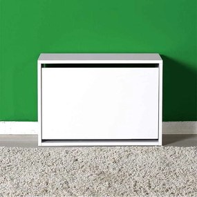 Παπουτσοθήκη Step Megapap 6 ζευγών σε χρώμα λευκό 60x30x42εκ.