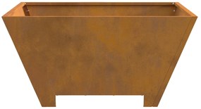vidaXL Τζάκι Δρυός 60x60x30 εκ. Από Ανοξείδωτο Χάλυβα