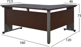 ΣΕΤ ΓΡΑΦΕΙΟΥ 3ΤΜΧ ΣΕ ΧΡΩΜΑ WENGE HM10204.02L