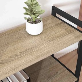 vidaXL Ράφι Βιβλίων Δρύς Sonoma 60 x 30 x 50 εκ. Επεξεργασμένο ξύλο
