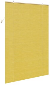 vidaXL Ρολά και Σκίες Παραθύρων Κίτρινο 140 x 220 cm Μπαμπού