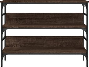 vidaXL Τραπέζι Κονσόλα Καφέ Δρυς 100x32x75 εκ. Επεξεργασμένο Ξύλο