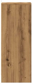 vidaXL Ντουλάπι παπουτσιών Artisan Oak 32x35x92 cm Κατασκευασμένο ξύλο