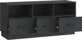 vidaXL Ντουλάπι TV 102 x 34,5 x 47 cm Μαύρο Επεξεργασμένο Ξύλο