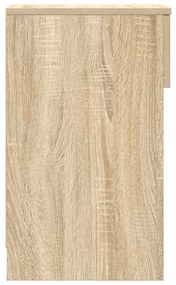 vidaXL Κομοδίνα με συρτάρι 2 τεμ. Sonoma Δρυς 20x36x60 εκ.