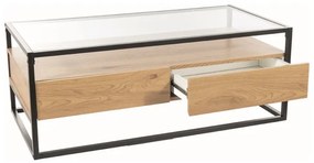 ŁAWA CARLO A TRANSPARENTNY+ CZARNY/CZARNY 110X55 DIOMMI-80-2704