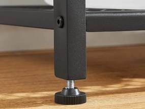 Σετ διαδρόμου Burbank 116, 184x100x40cm, 17 kg, Μαύρο, Καφέ, Πλαστικοποιημένη μοριοσανίδα, Μέταλλο, Εντοιχισμένη | Epipla1.gr