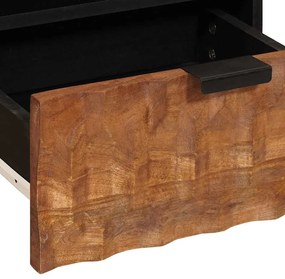 vidaXL Τραπεζάκι σαλονιού Καφέ 80 x 54 x 40 εκ Στερεό ξύλο μάνγκο