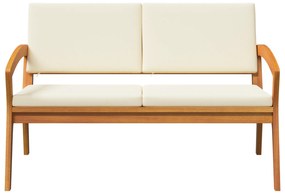 vidaXL Παγκάκι Κήπου  με Μαξιλάρια 115x70x72 εκ Μασίφ Ξύλο Ακακίας