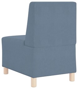vidaXL Μοναδικός Καναπές χωρίς Χερούλια 3 pcs Μπλε 55 x 74 x 82 εκ.